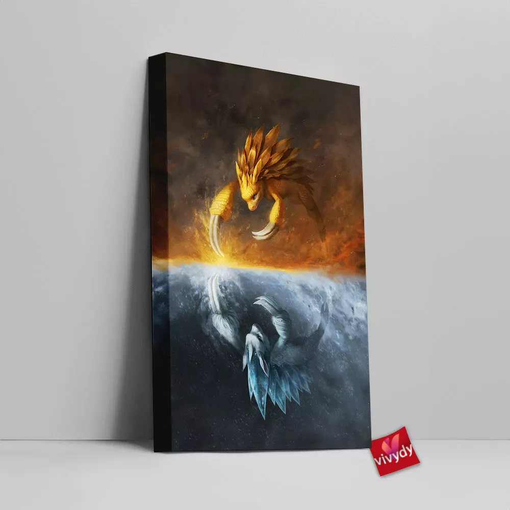 Sandslash Canvas Wall Art