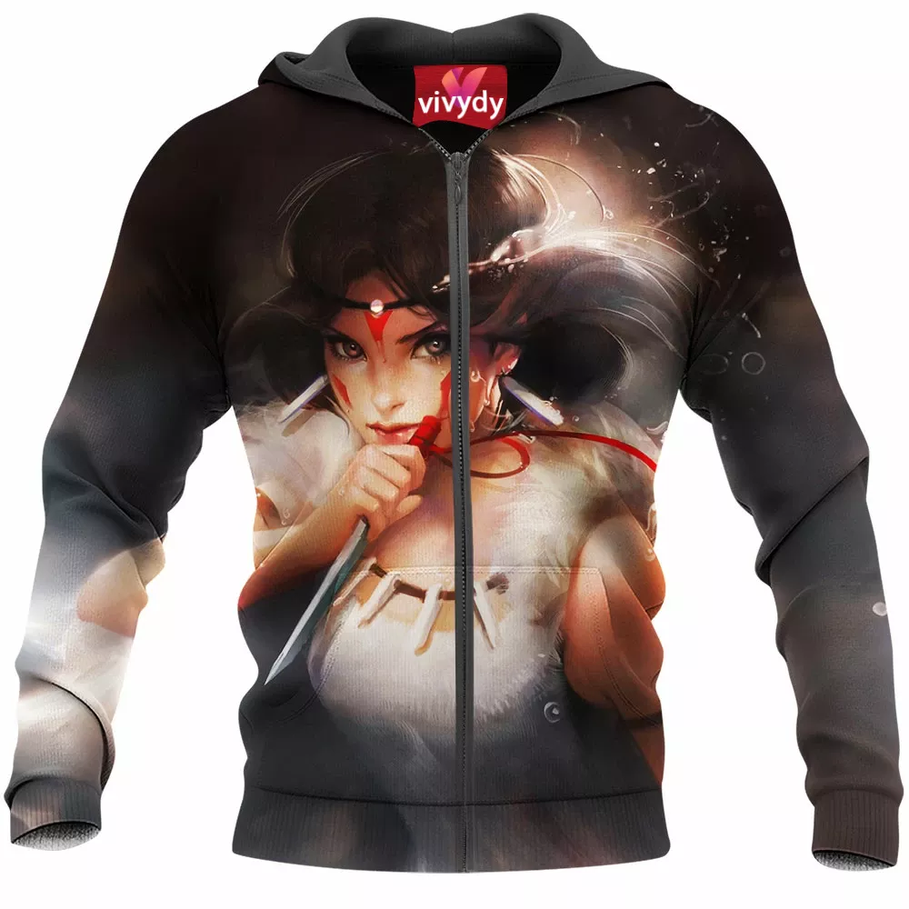 Princess Mononoke Zip Hoodie