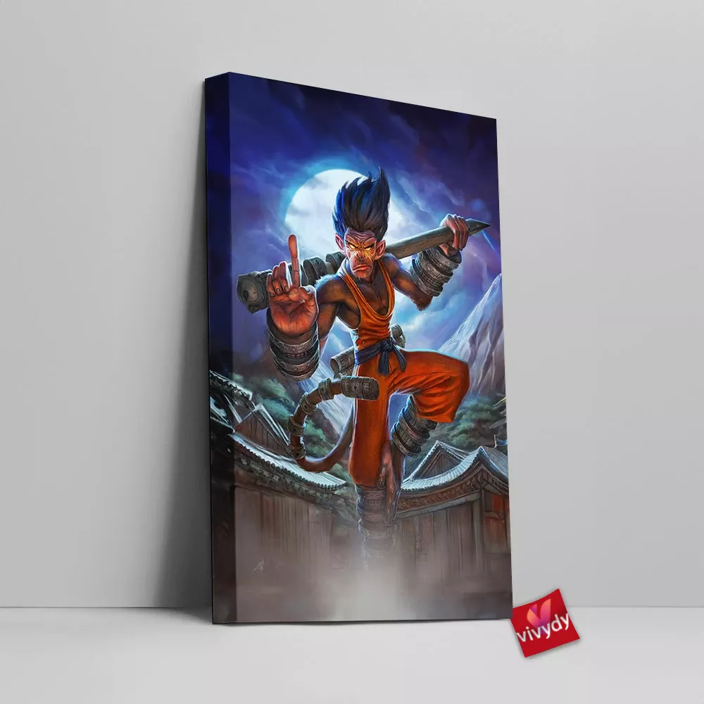 Hun Batz Smite Canvas Wall Art