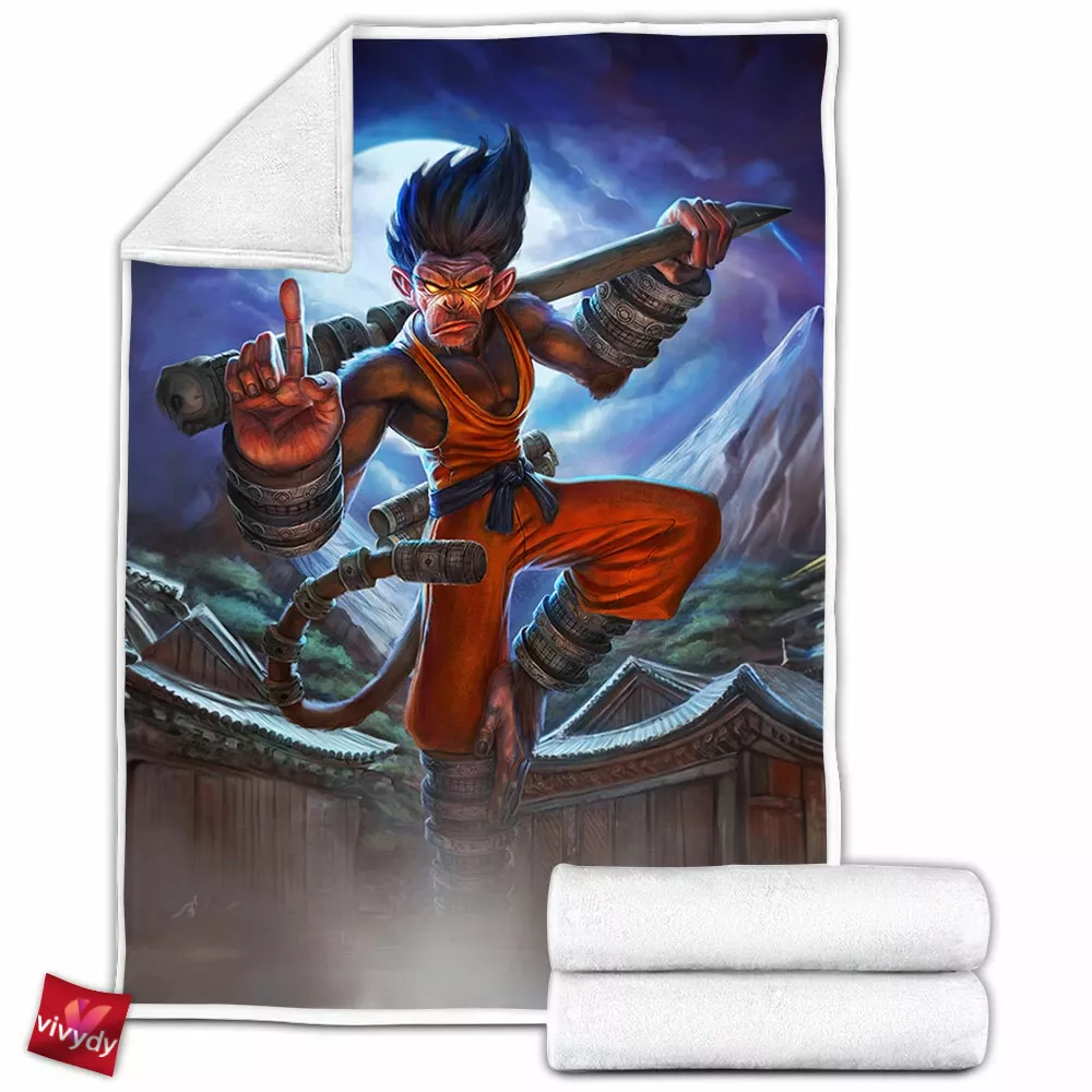 Hun Batz Smite Fleece Blanket