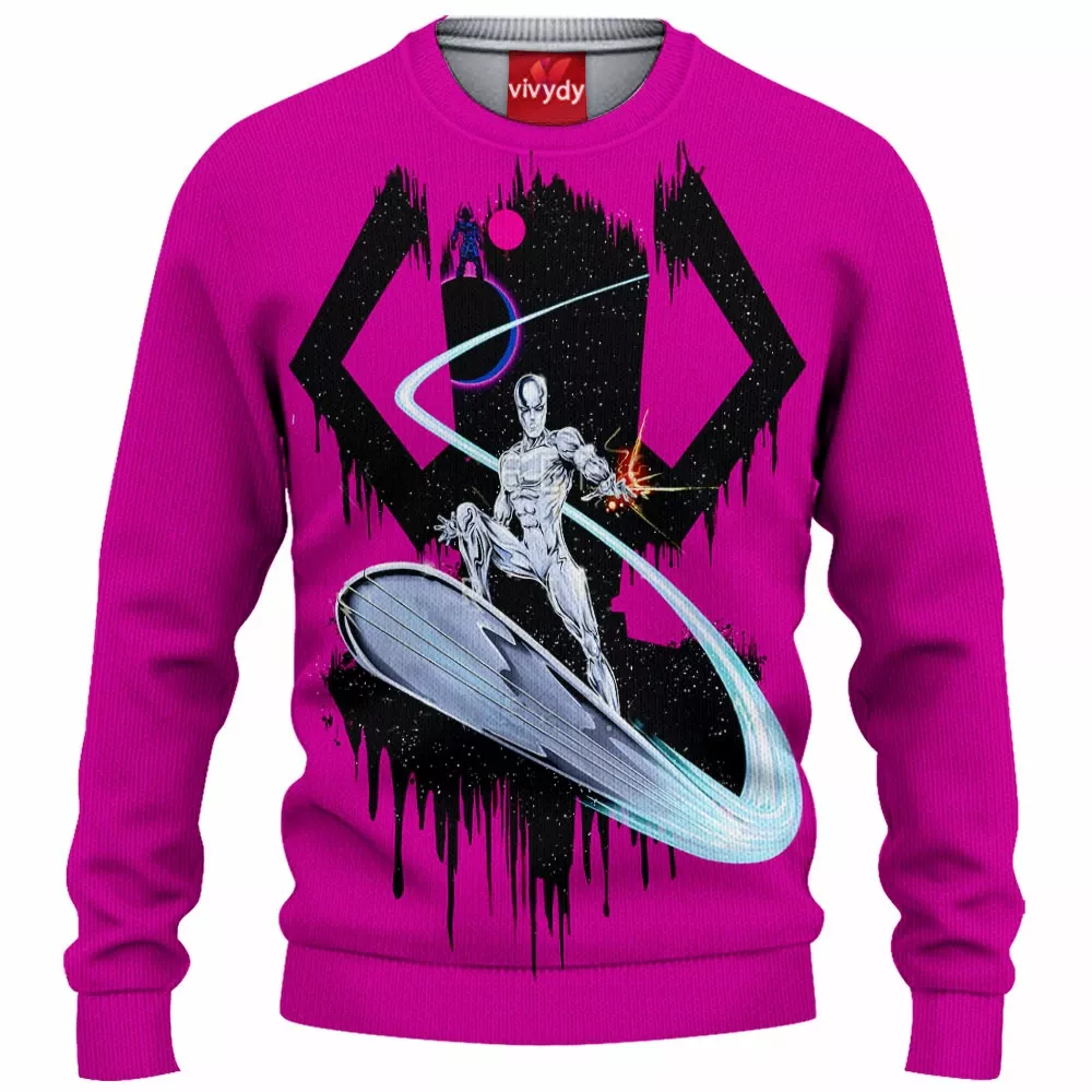 Silver Surfer Knitted Sweater