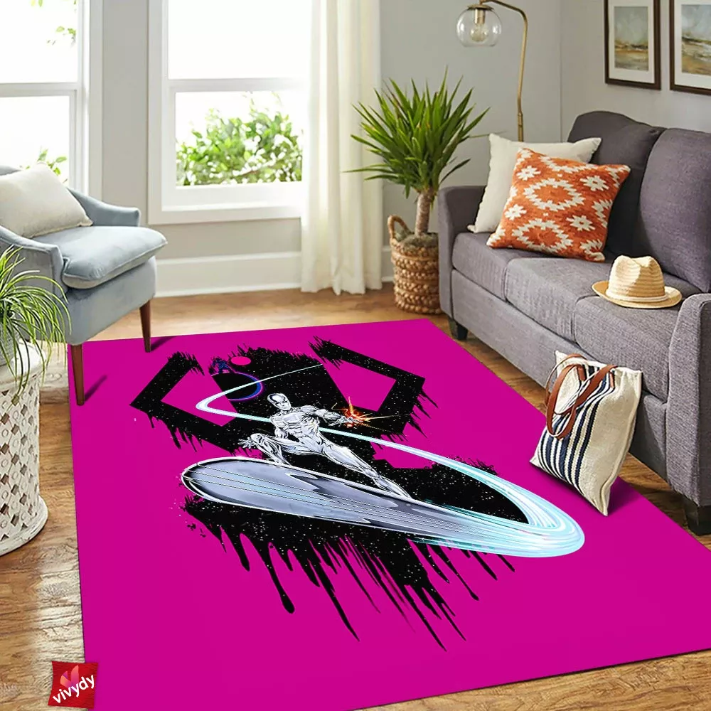 Silver Surfer Rectangle Rug