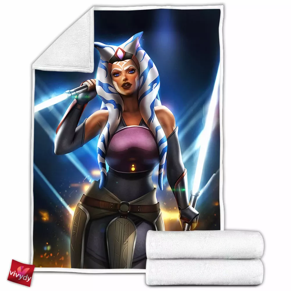 Ahsoka Tano Fleece Blanket