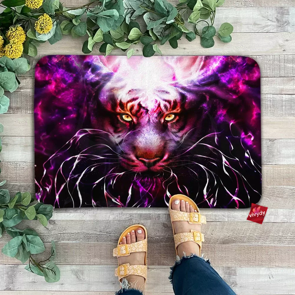 Burning Bright Tiger Doormat