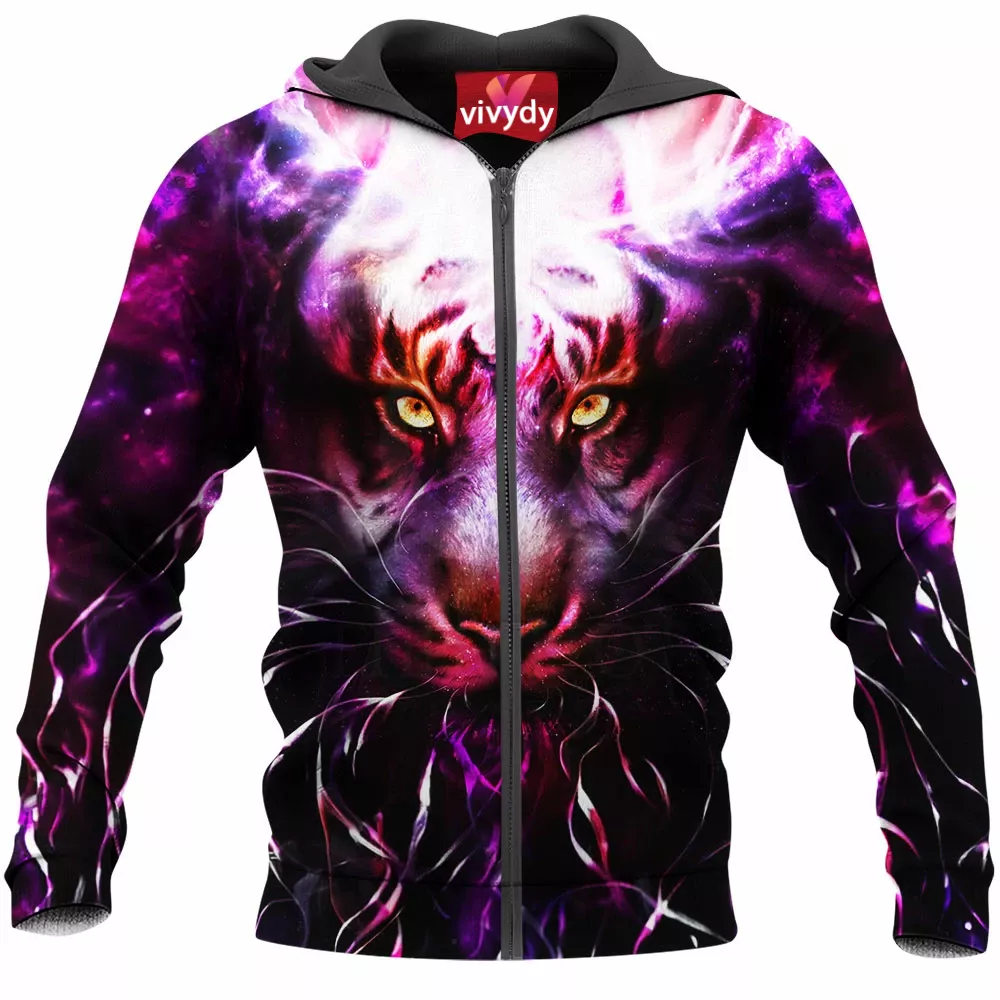 Burning Bright Tiger Zip Hoodie