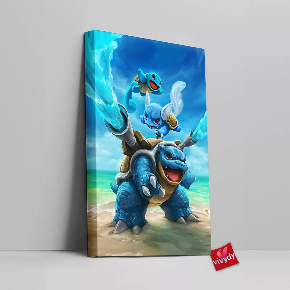 Squirtle Canvas Wall Art