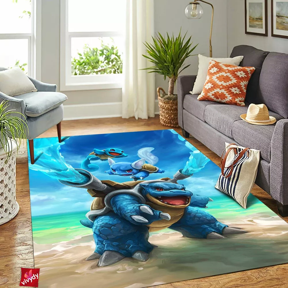 Squirtle Rectangle Rug