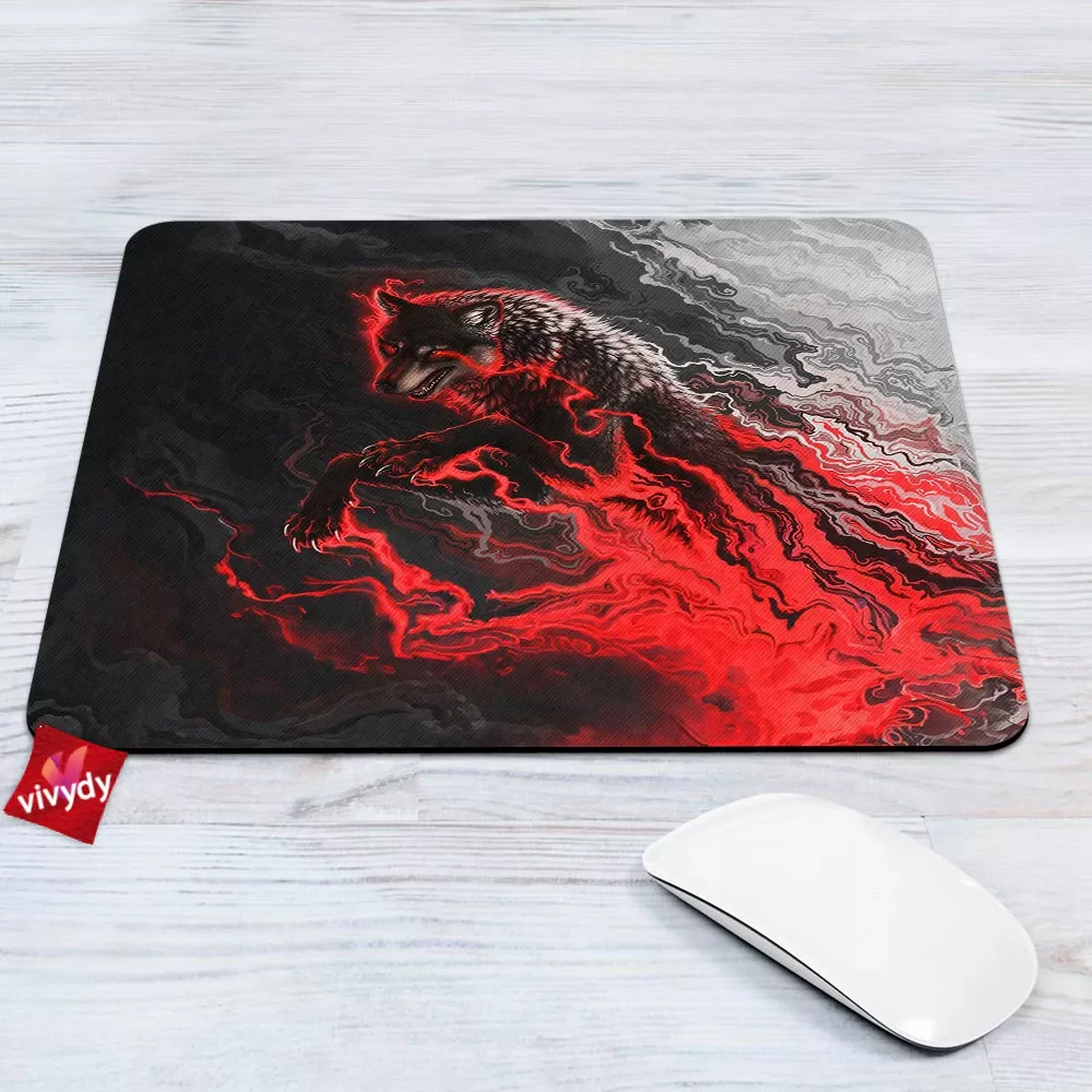 Shadow Wolf Mouse Pad