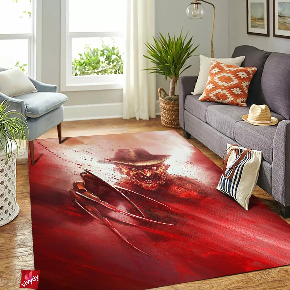 Freddy Krueger Rectangle Rug