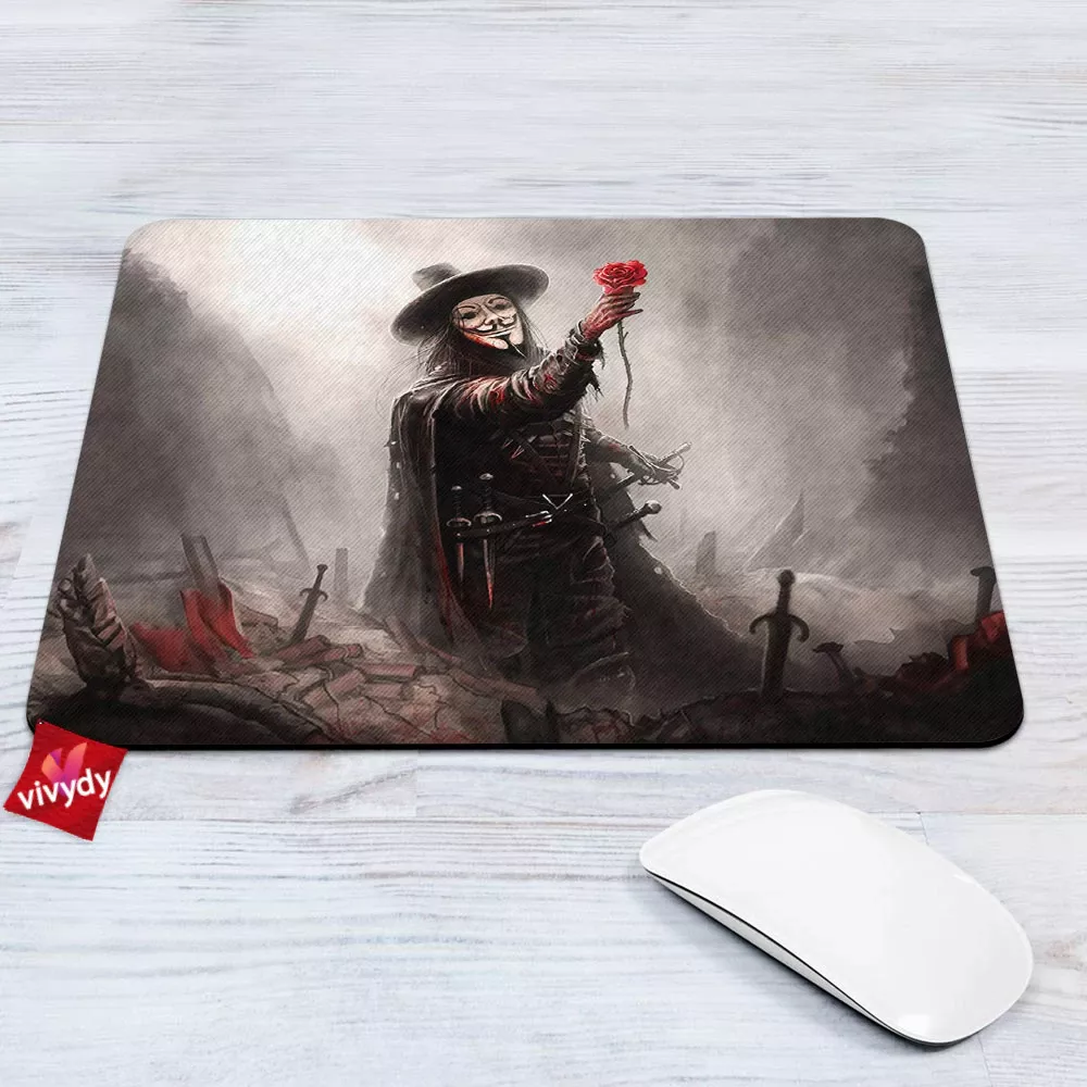 V For Vendetta Mouse Pad