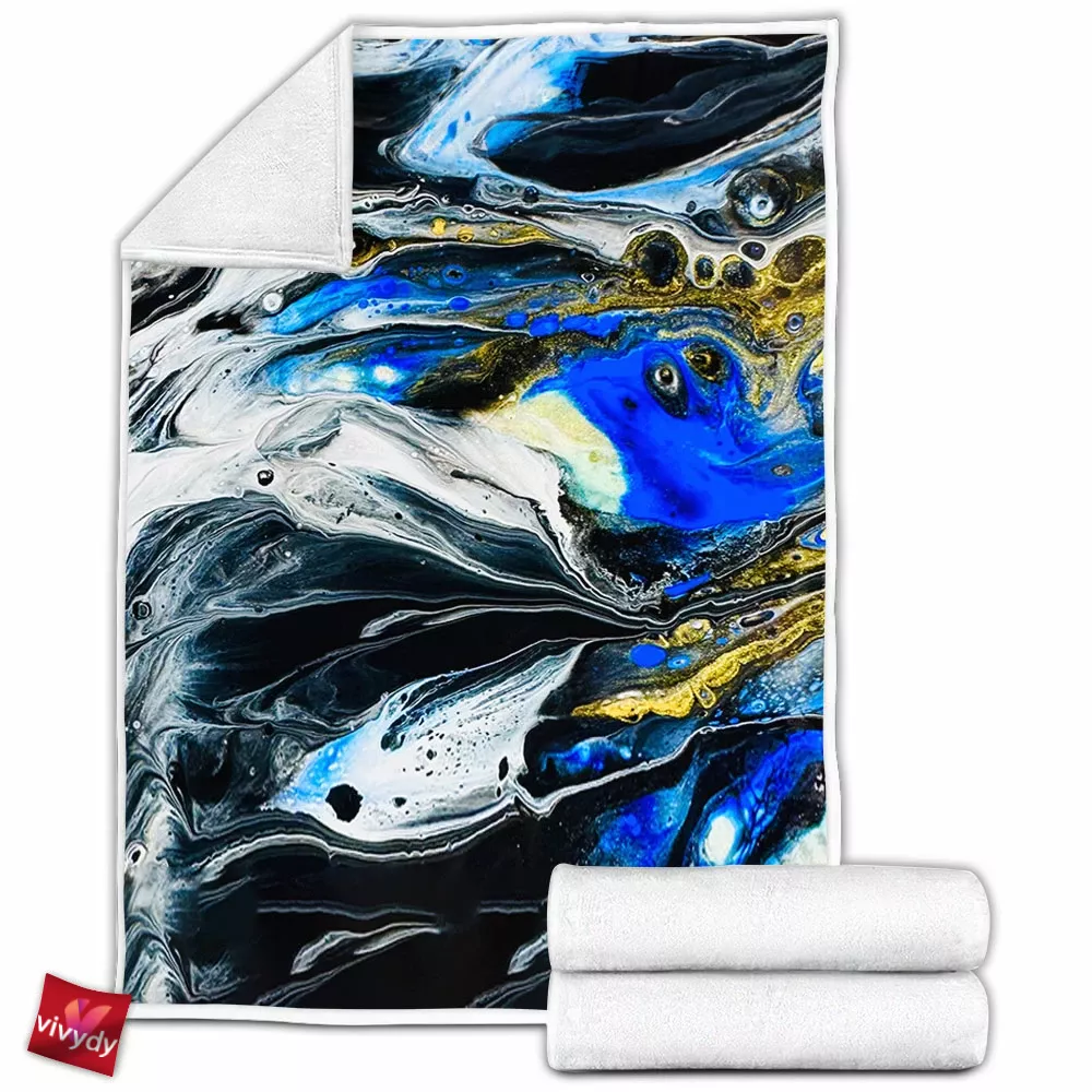 Smiling Fish Fleece Blanket