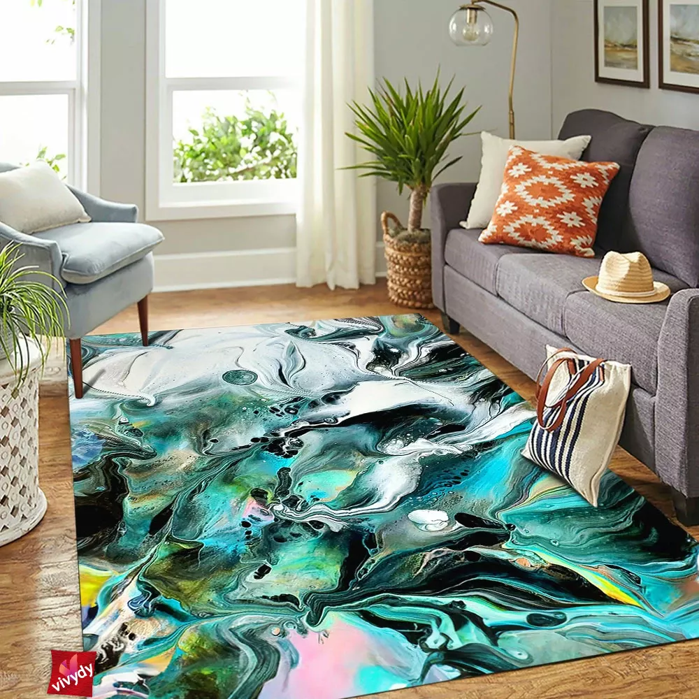 Water Dragon Rectangle Rug