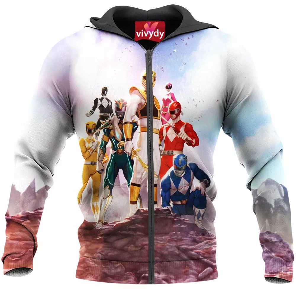 Power Rangers Mighty Morphin Zip Hoodie