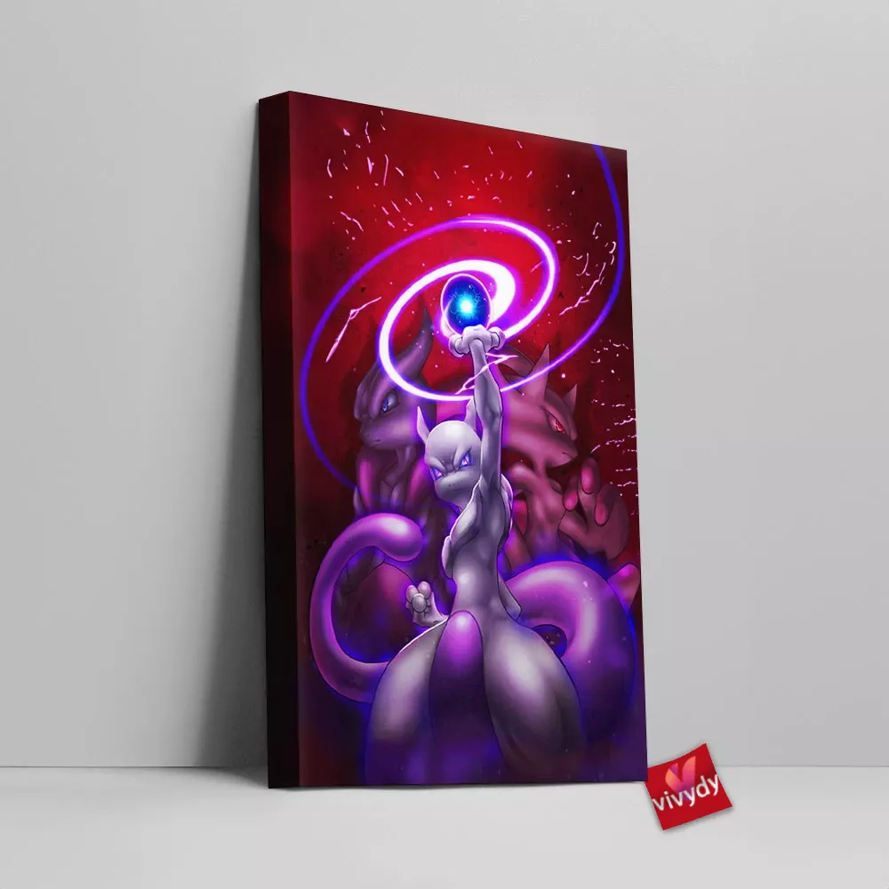 Mewtwo Canvas Wall Art