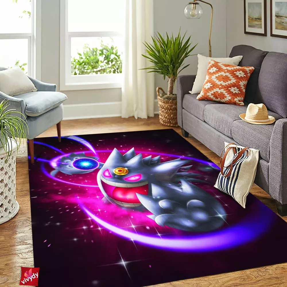 Mega Gengar Rectangle Rug