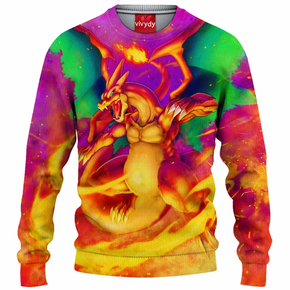 Mega Charizard Knitted Sweater