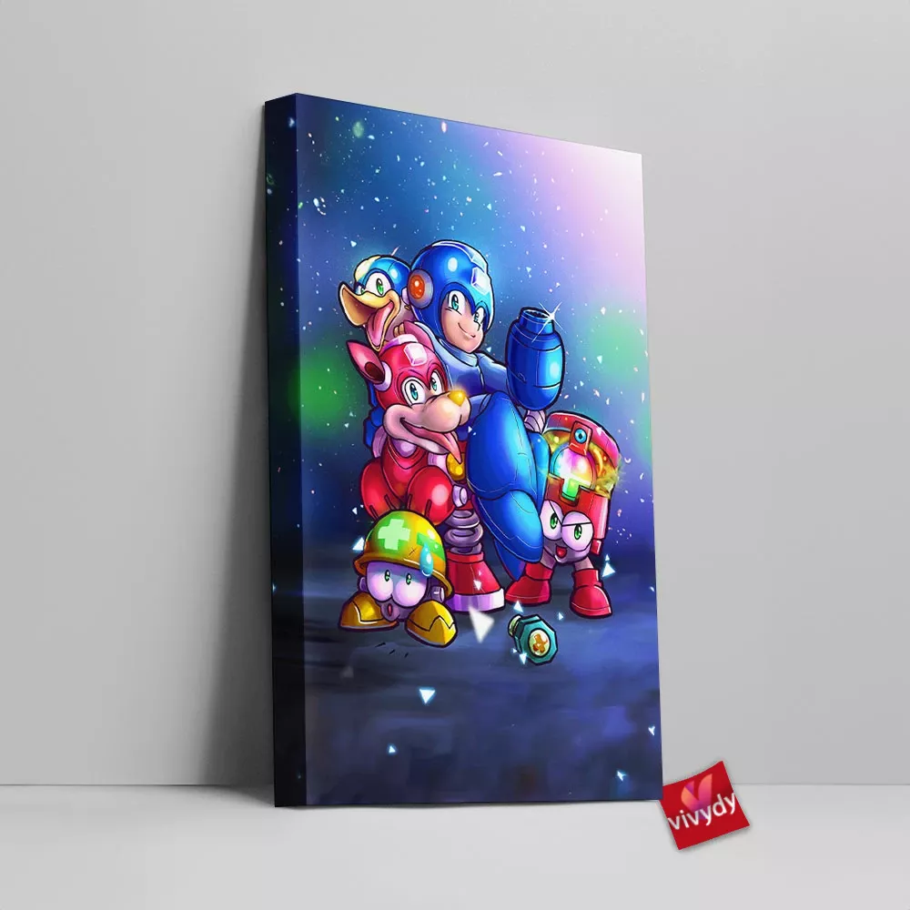 Mega Man Canvas Wall Art