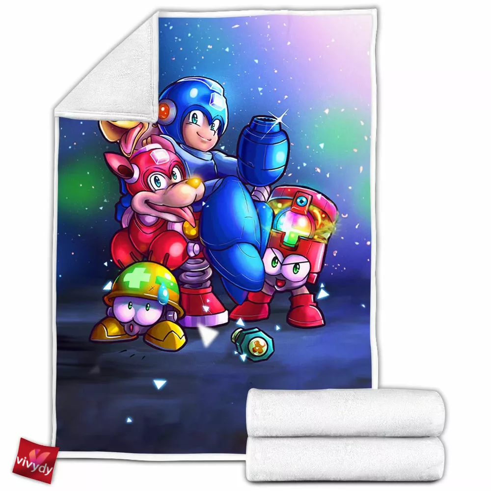 Mega Man Fleece Blanket