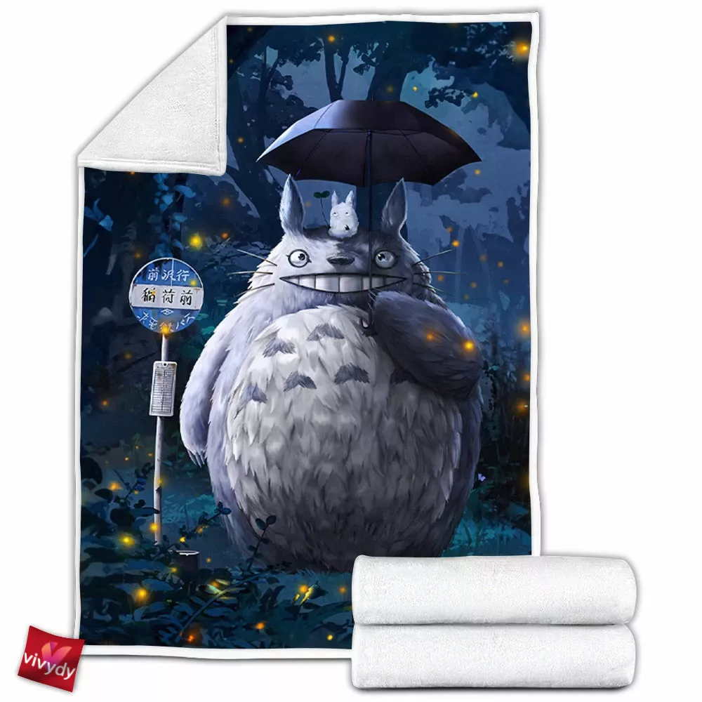 Totoro Fleece Blanket