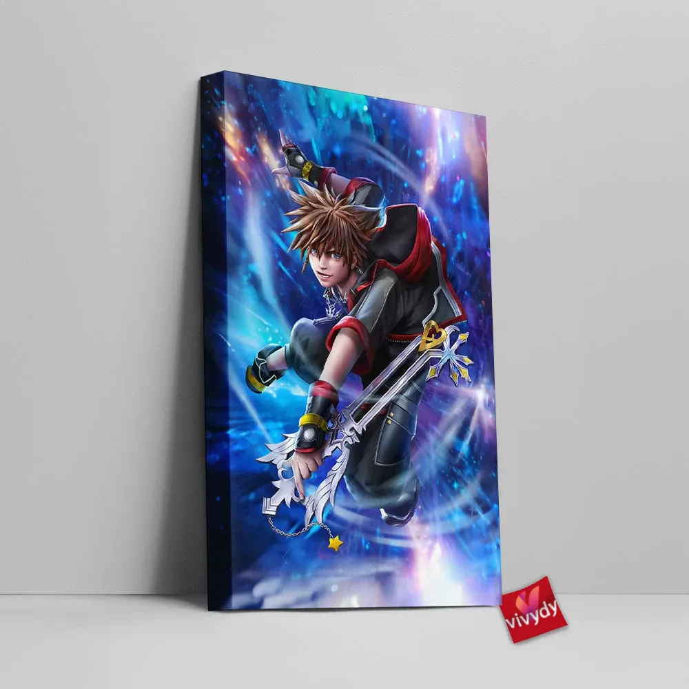 Keyblade Master Kingdom Hearts Canvas Wall Art