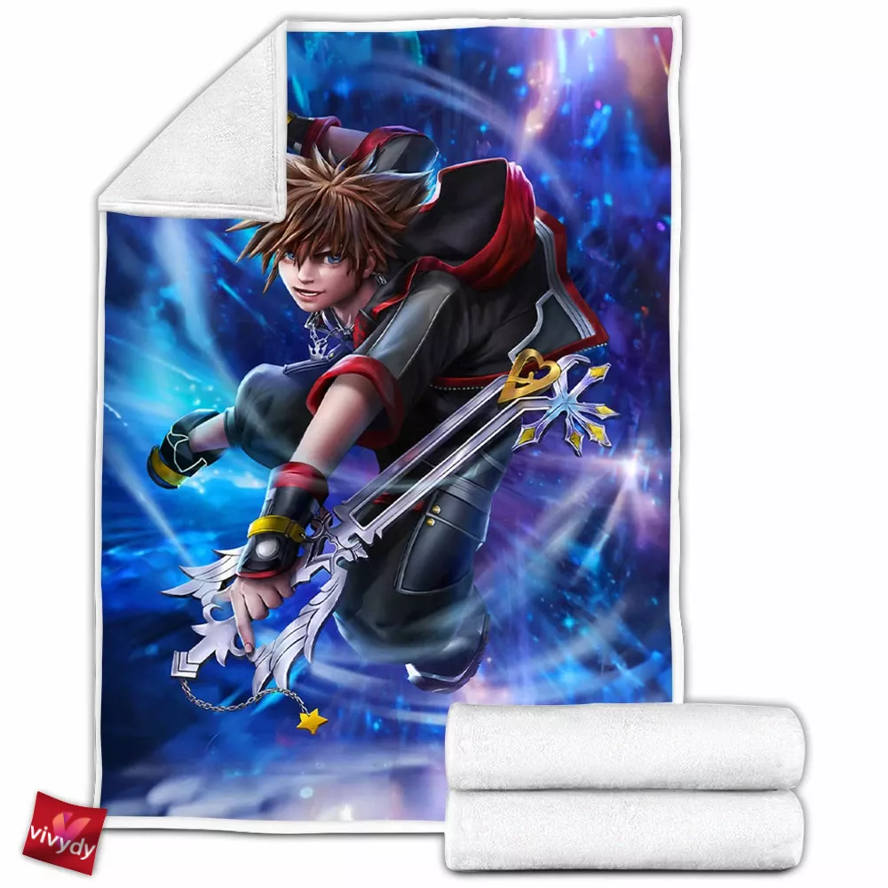 Keyblade Master Kingdom Hearts Fleece Blanket