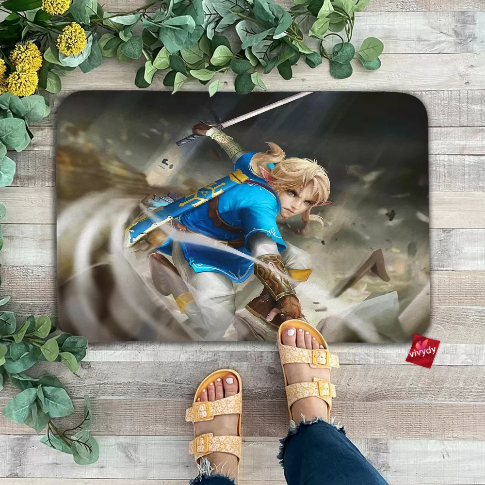 Breath Of The Wild Link Zelda Doormat