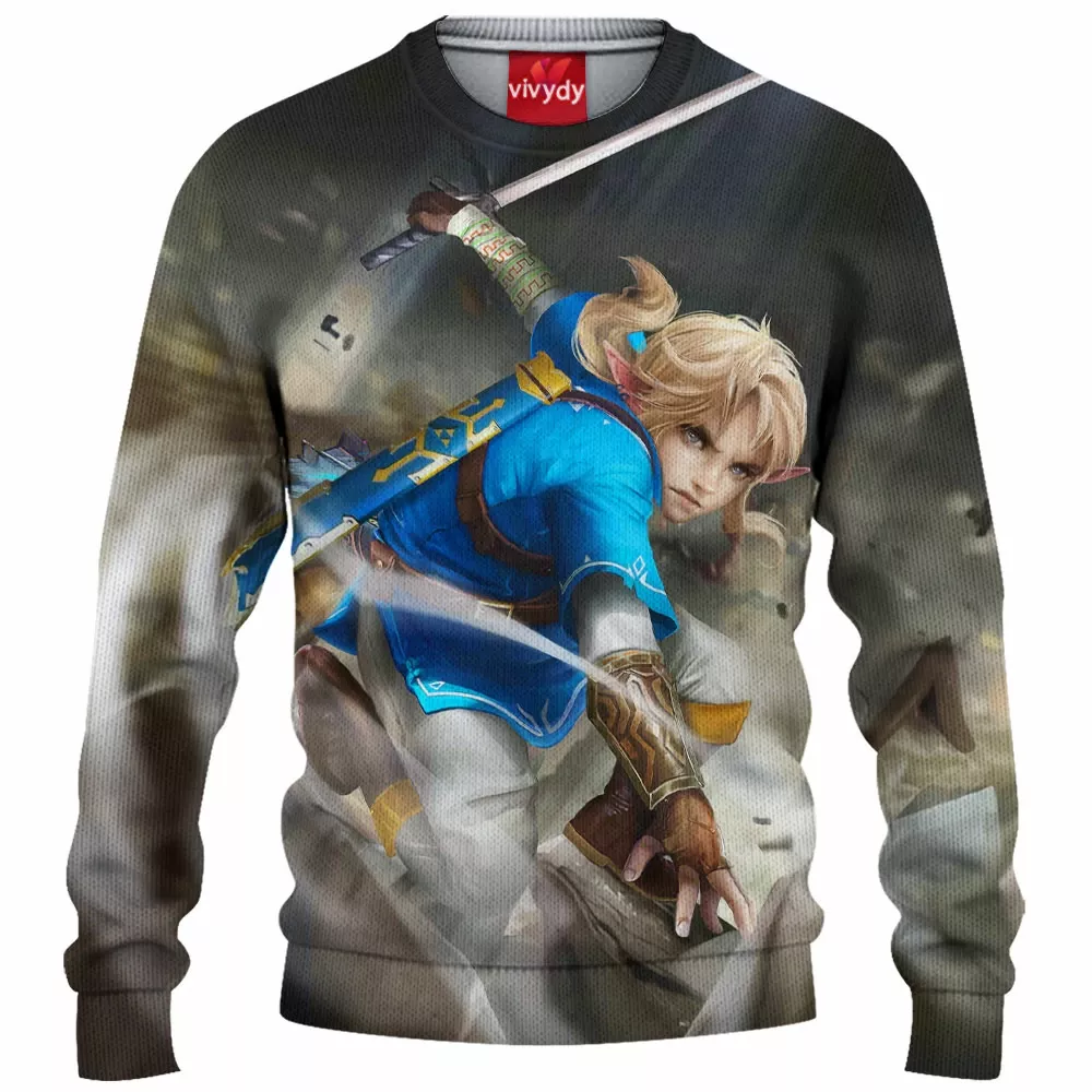 Breath Of The Wild Link Zelda Knitted Sweater