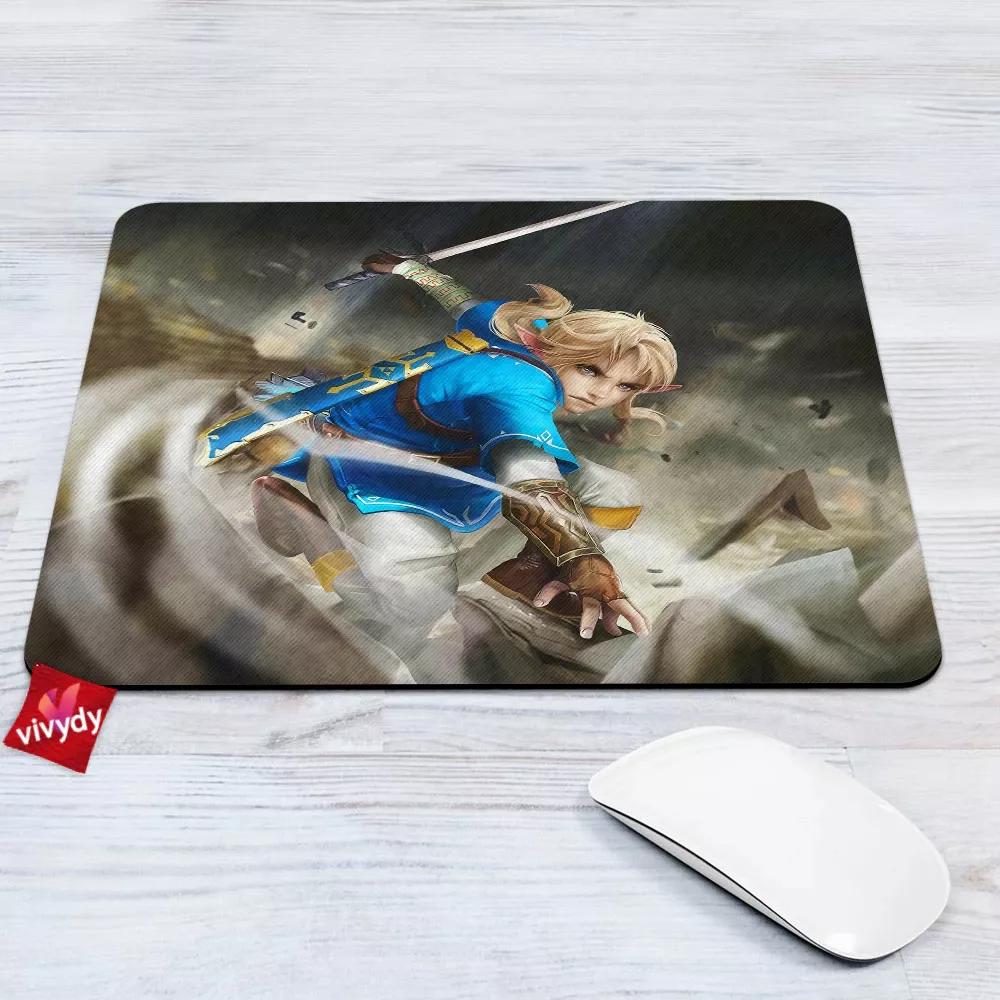 Breath Of The Wild Link Zelda Mouse Pad