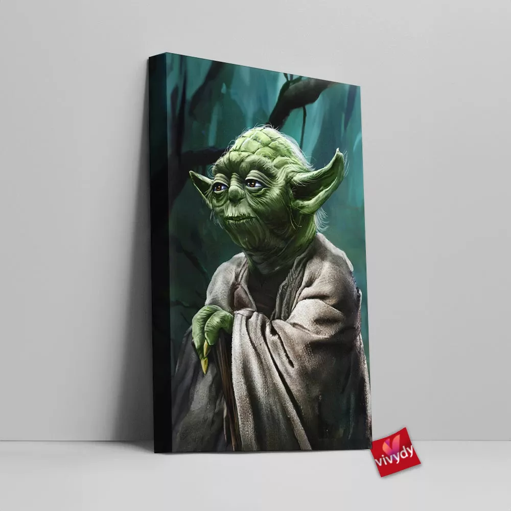 The Master Yoda Canvas Wall Art