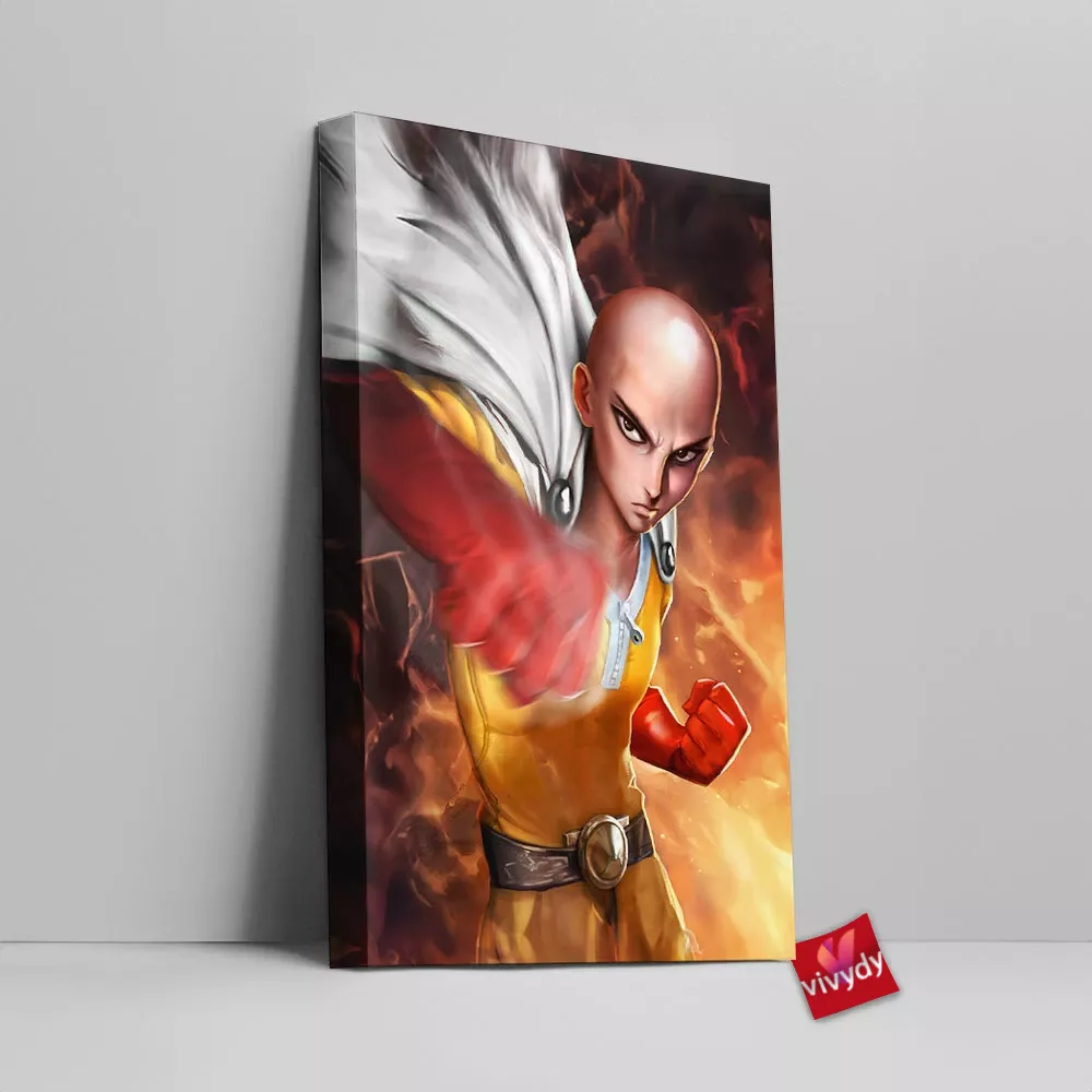 Saitama Canvas Wall Art