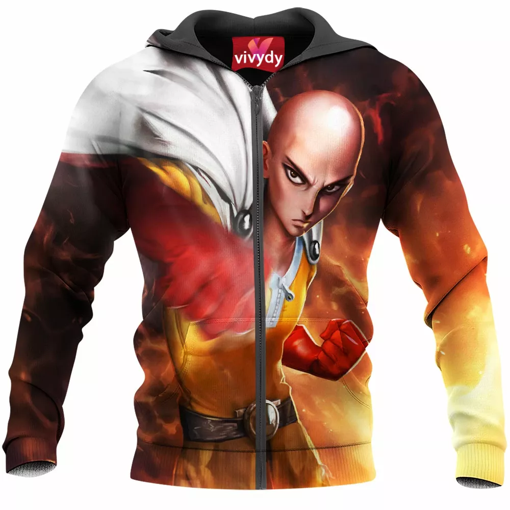 Saitama Zip Hoodie