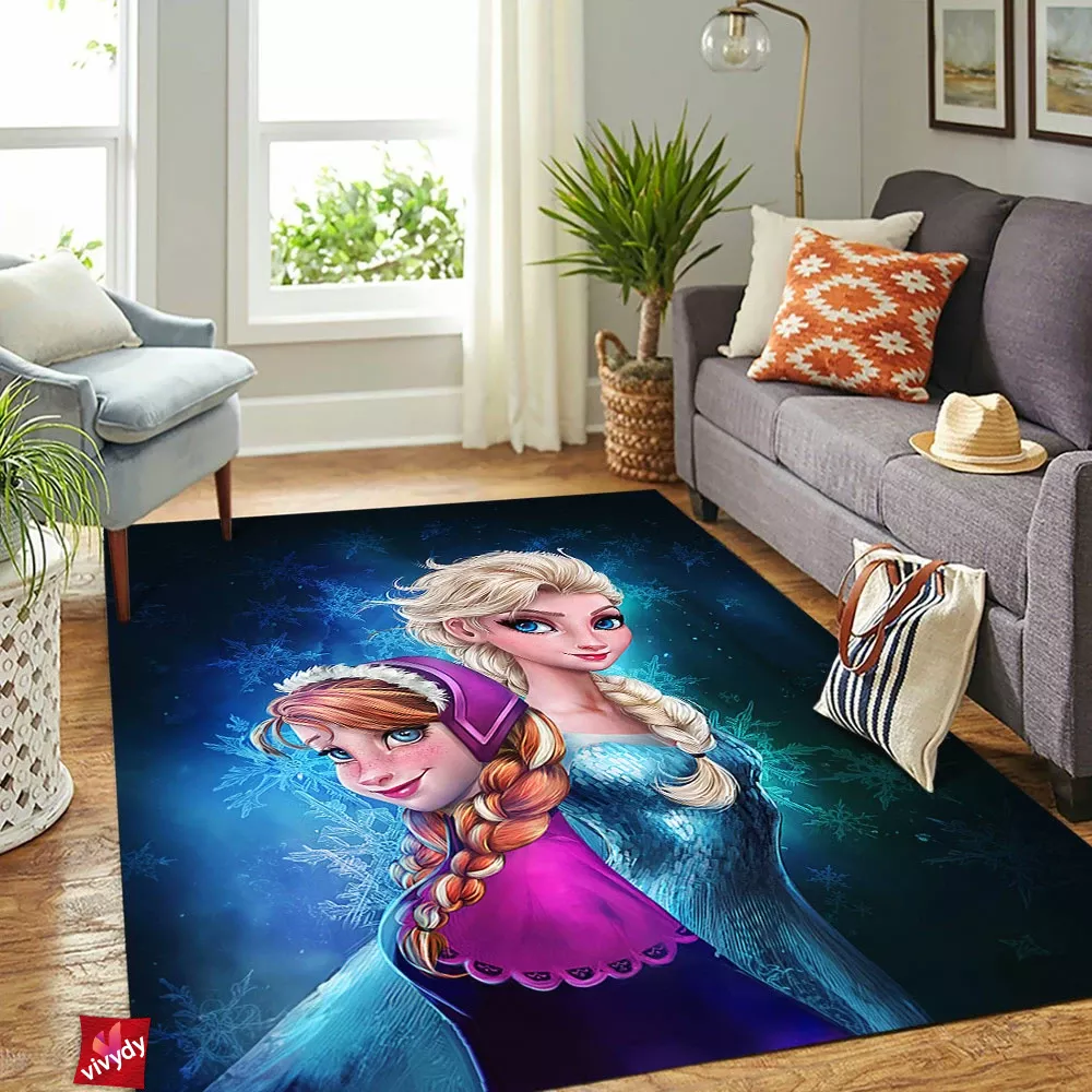 Let It Go Frozen Rectangle Rug