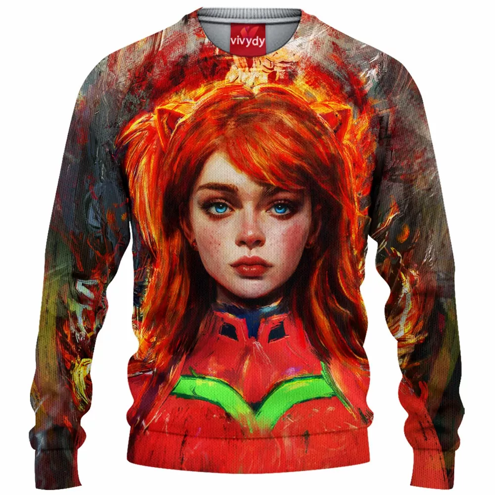 Asuka Langley Soryu Knitted Sweater