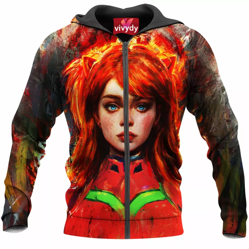 Asuka Langley Soryu Zip Hoodie