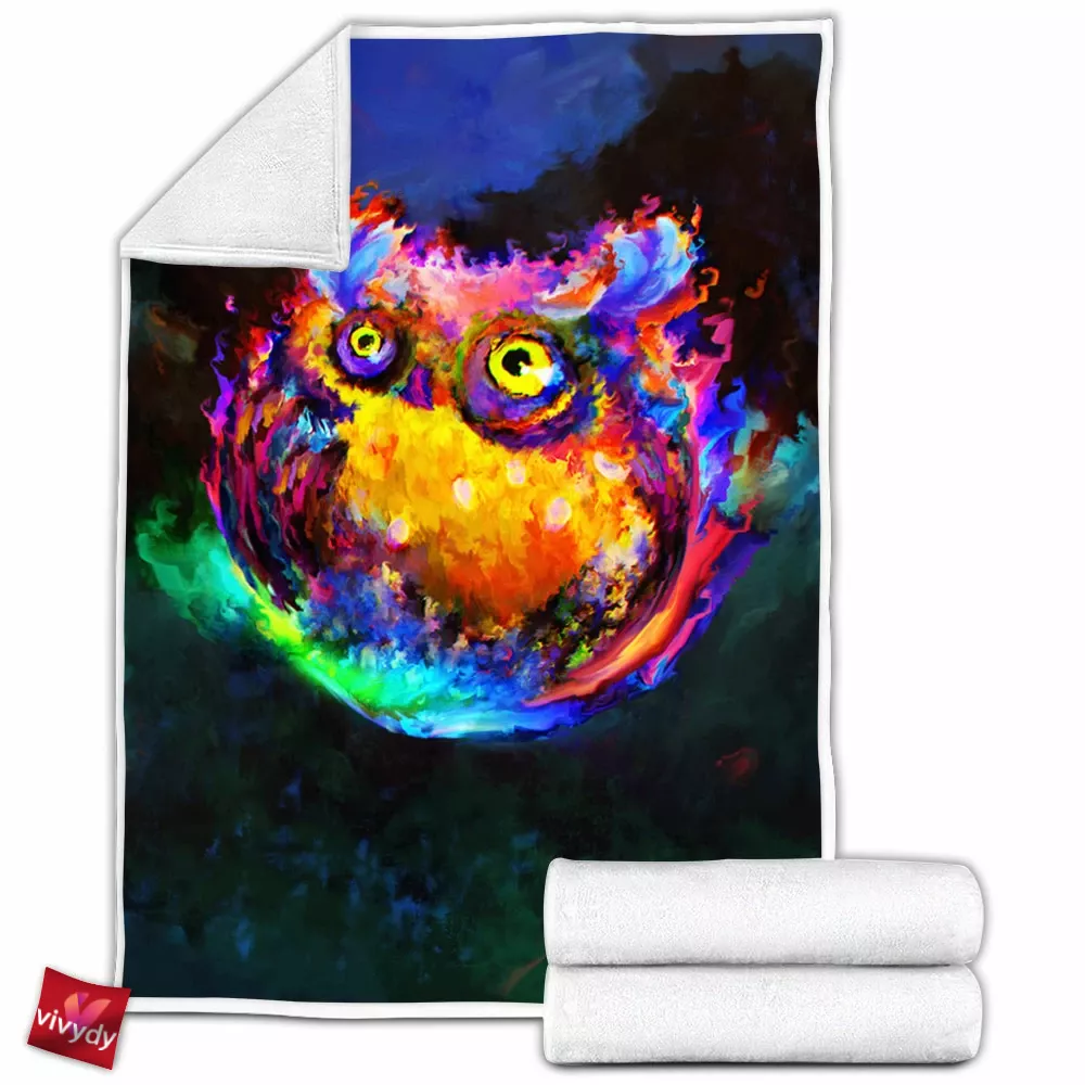 Owl Fleece Blanket