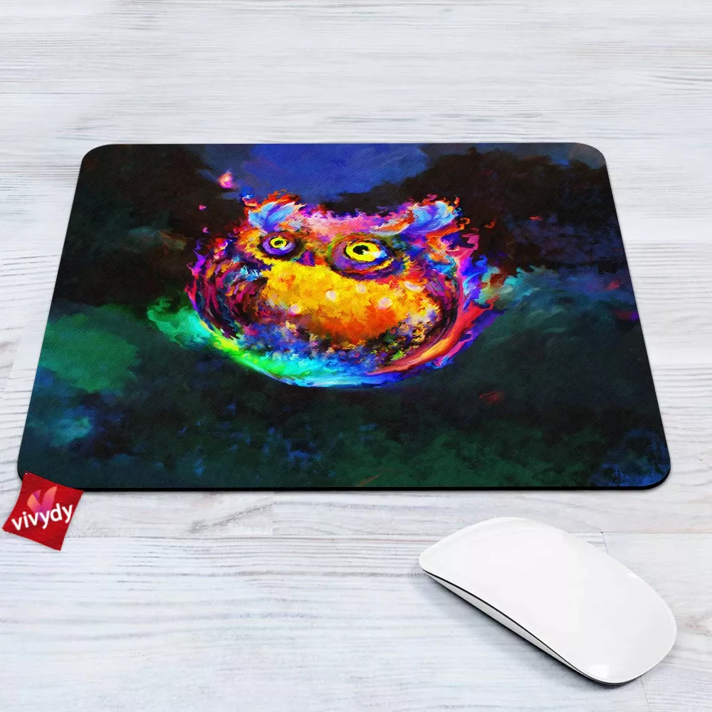 Owl Mouse Pad