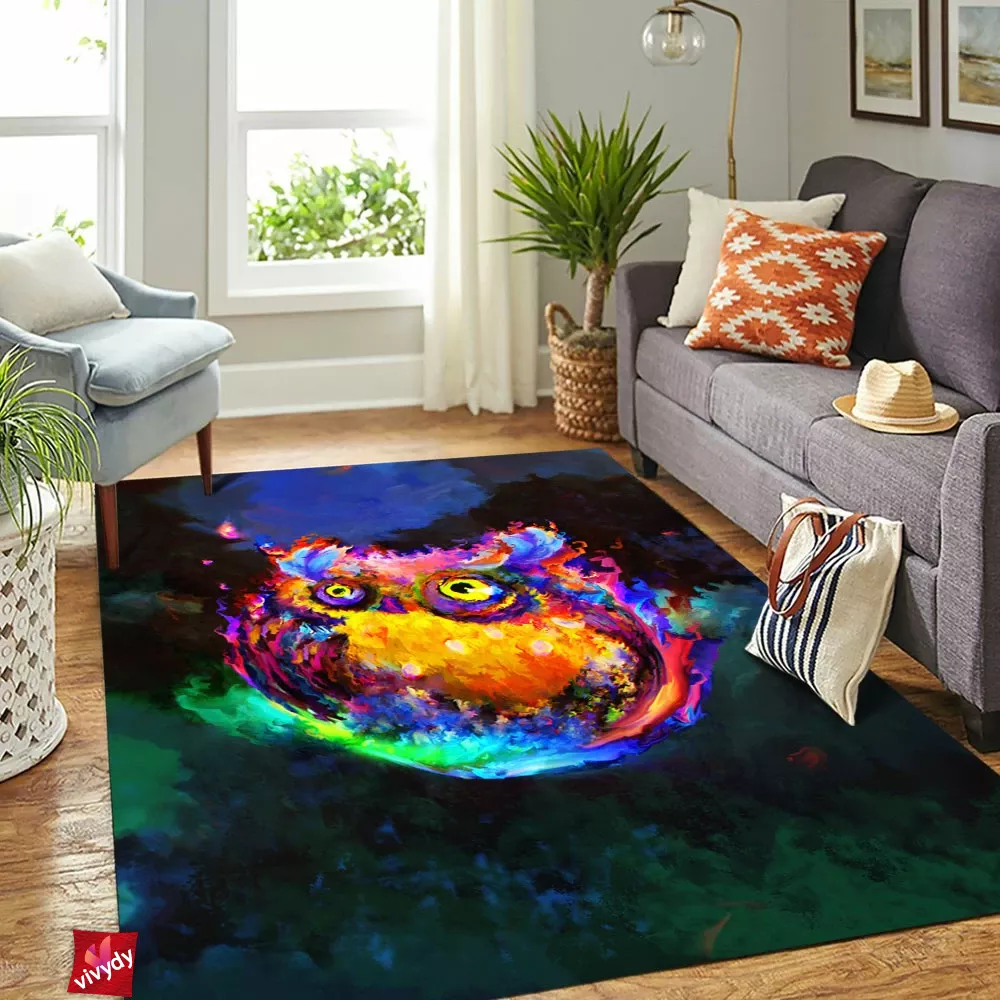 Owl Rectangle Rug