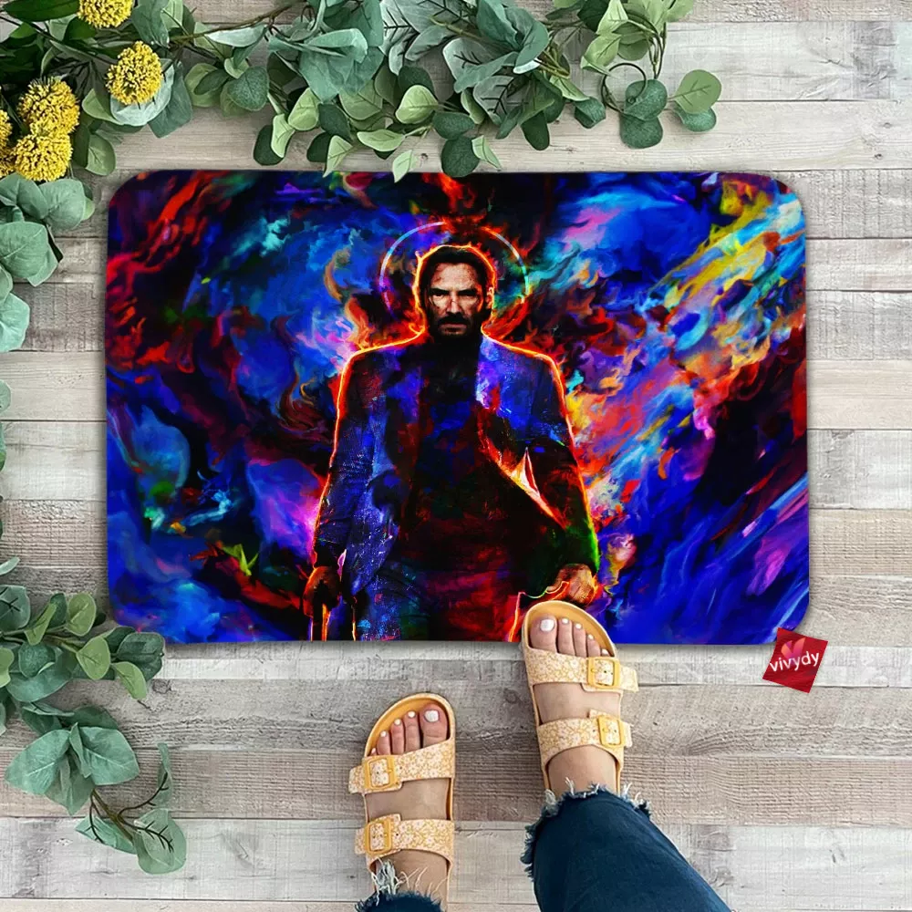 John Wick Keanu Reeves Doormat