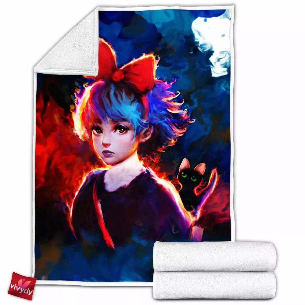 Kiki Delivery Service Fleece Blanket