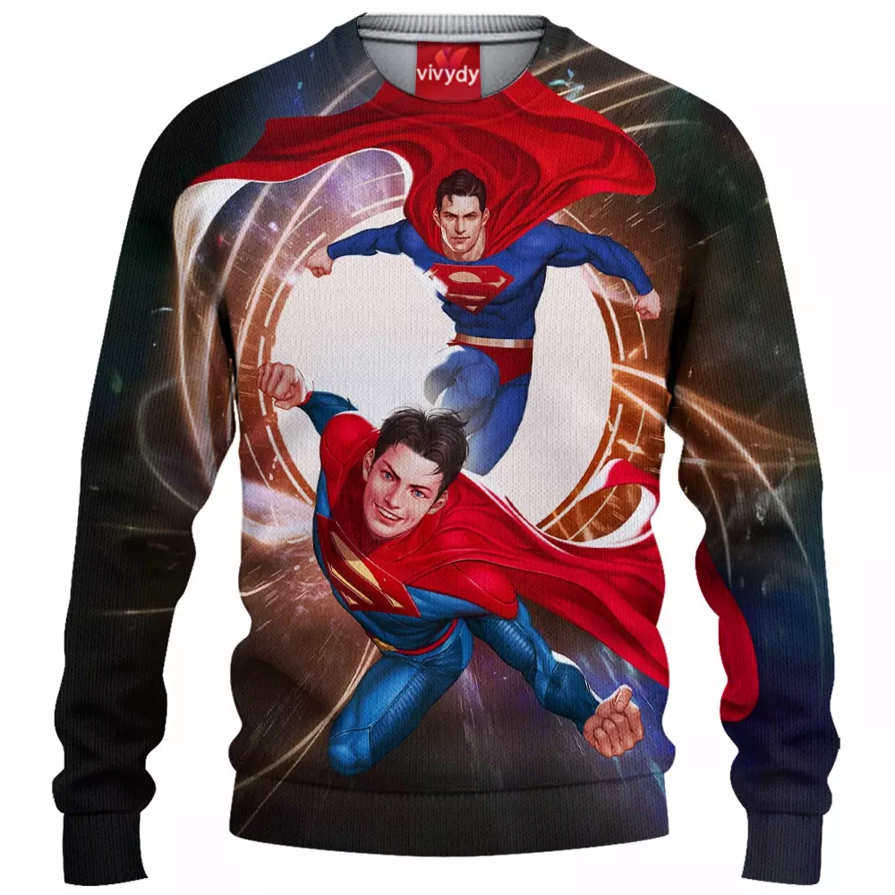 Superman Knitted Sweater