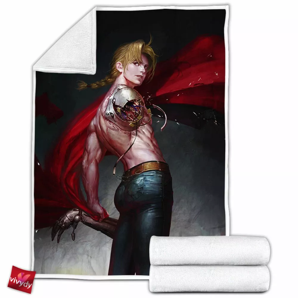 Edward Elric Fleece Blanket