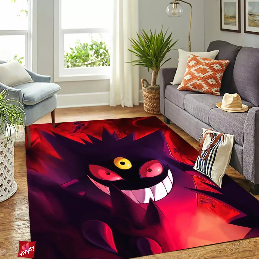 Mega Gengar Rectangle Rug