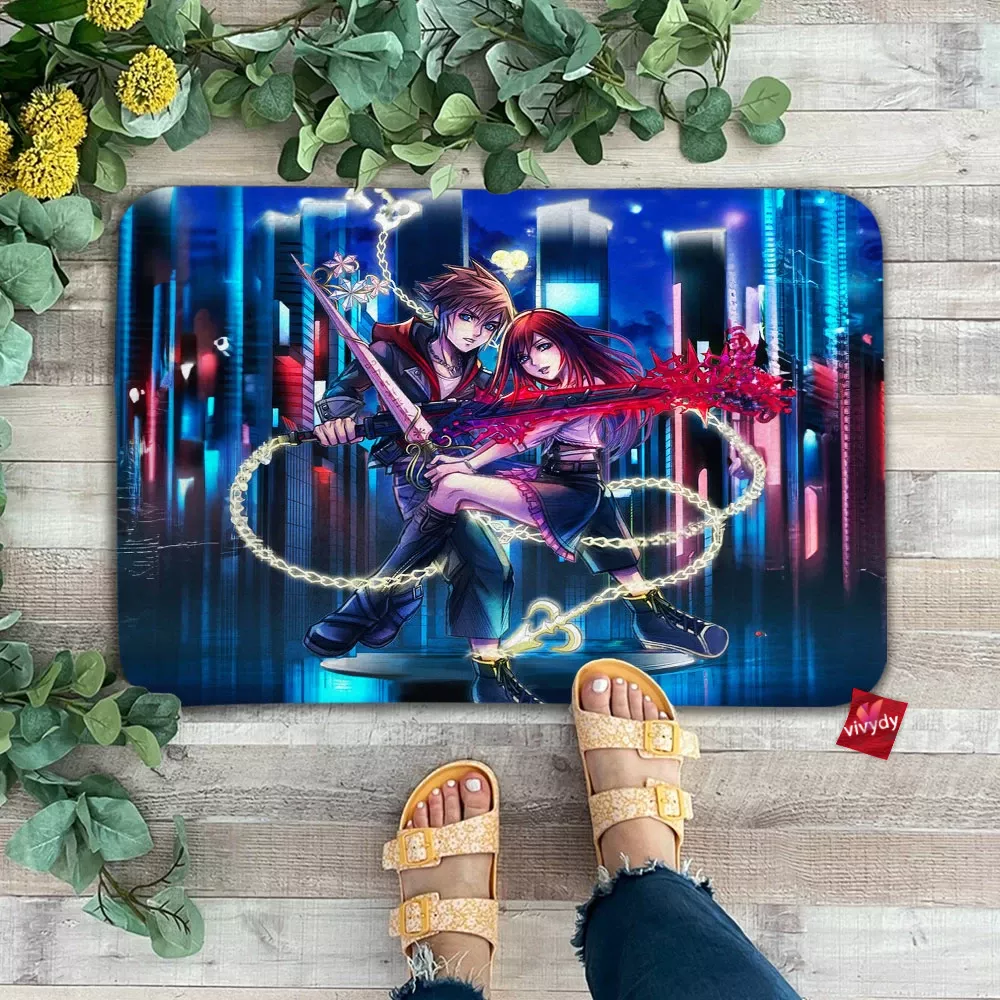 Sora And Kairi Doormat