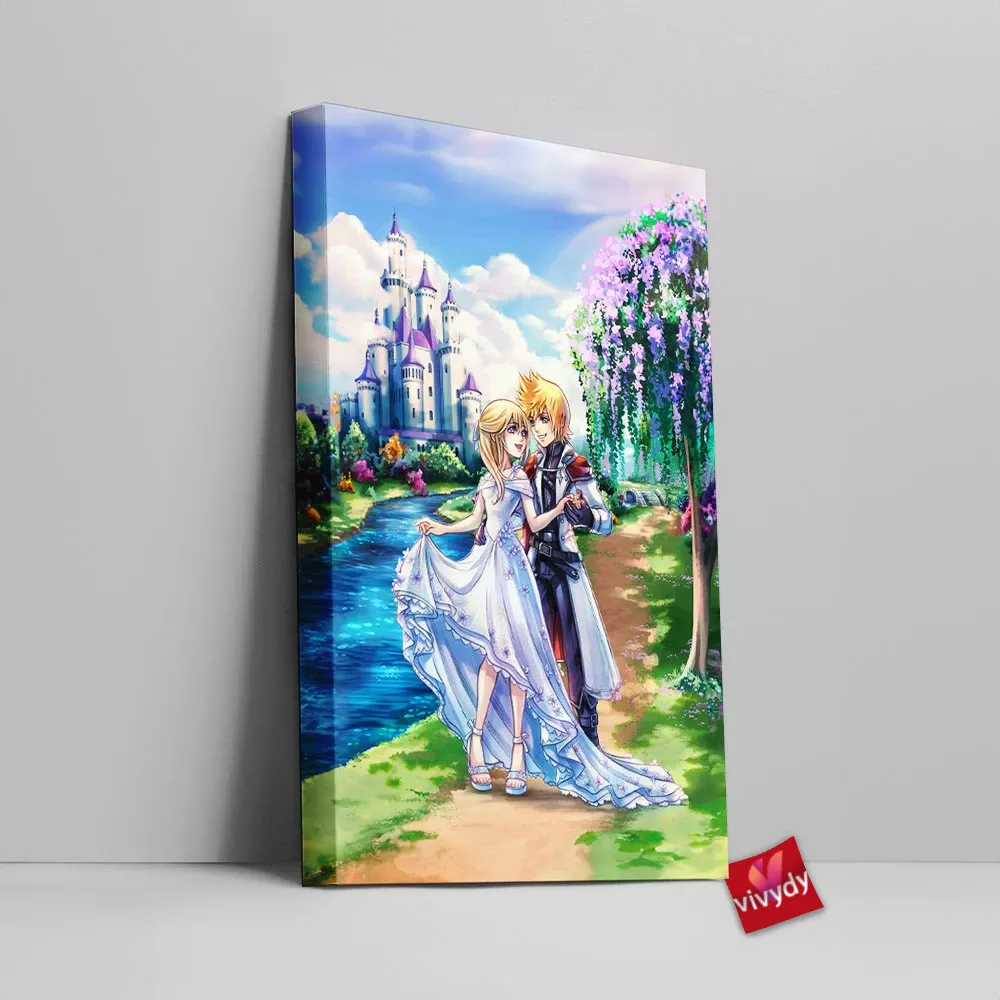 Roxas And Namine Canvas Wall Art