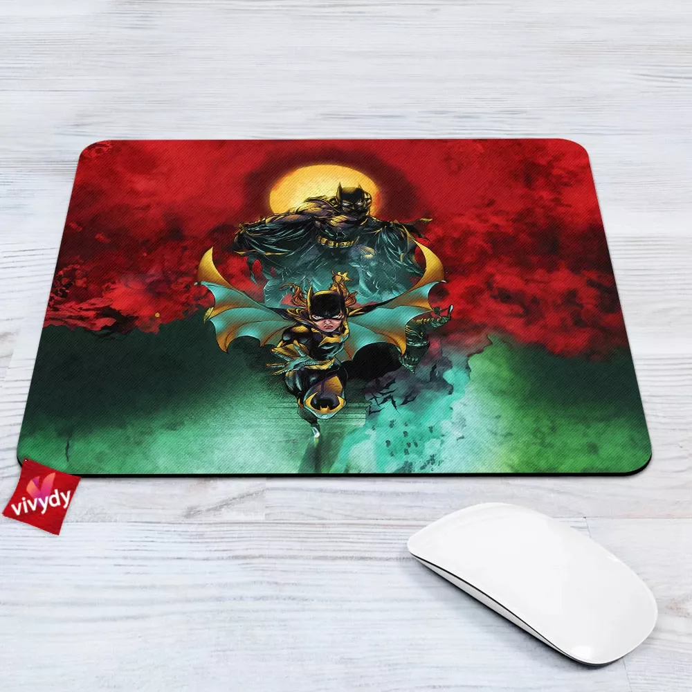 Batman Batgirl Mouse Pad