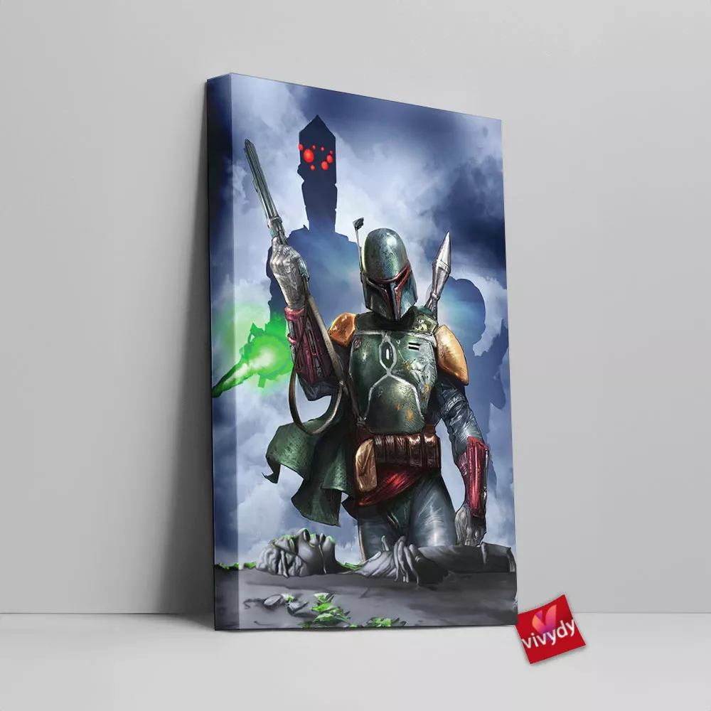 Boba Fett Canvas Wall Art