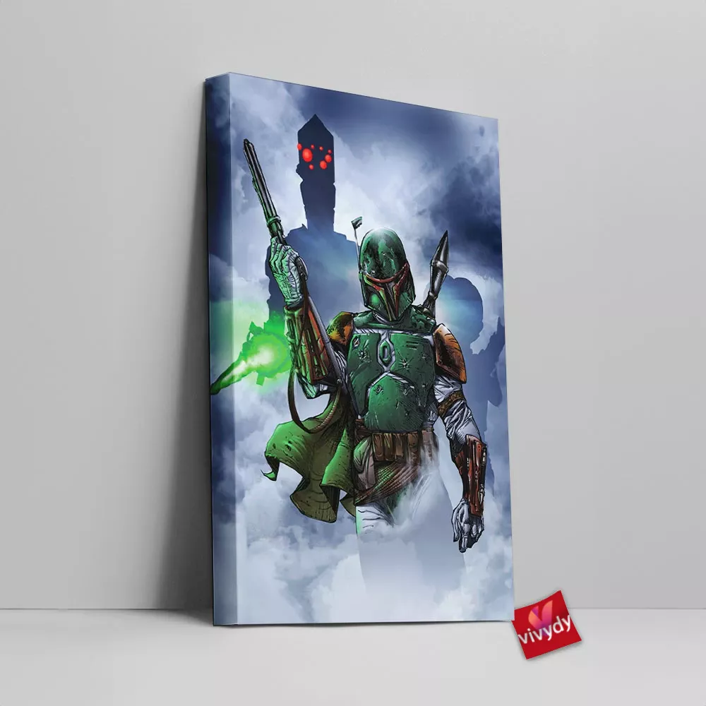 Boba Fett And The Bounty Hunters Canvas Wall Art