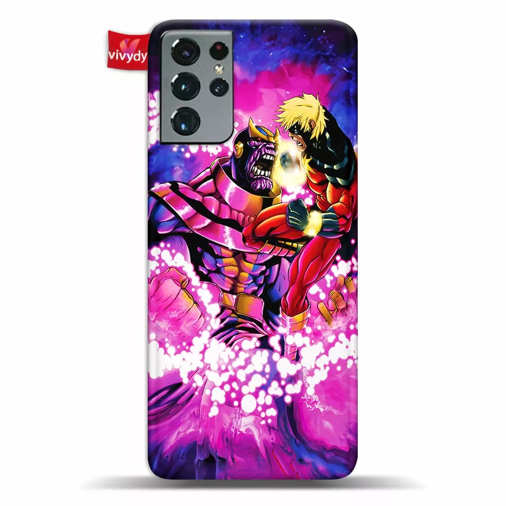 Thanos Vs Captain Comic Phone Case Samsung