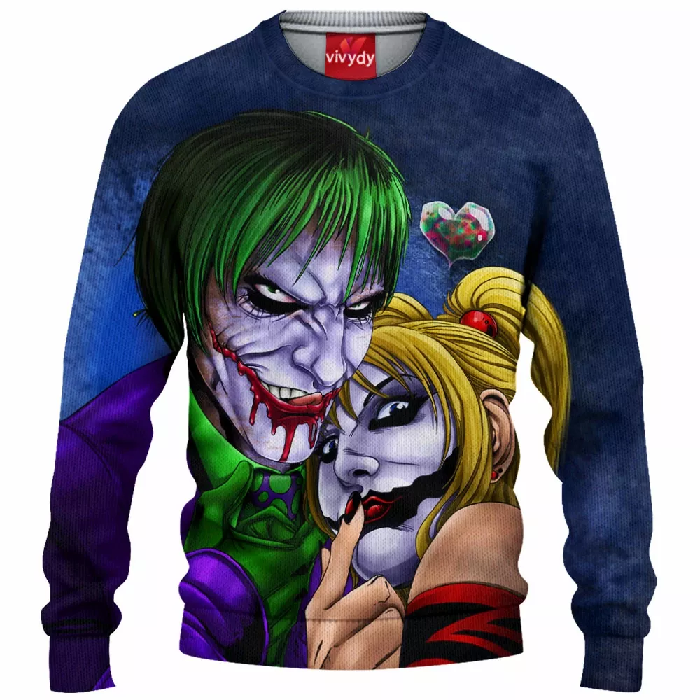 Joker And Harley Knitted Sweater