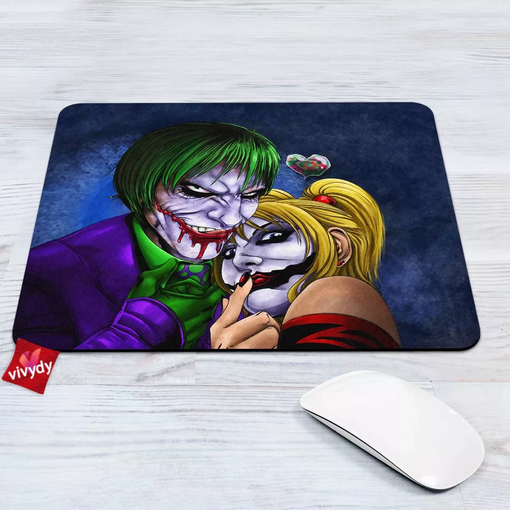 Joker And Harley Mouse Pad